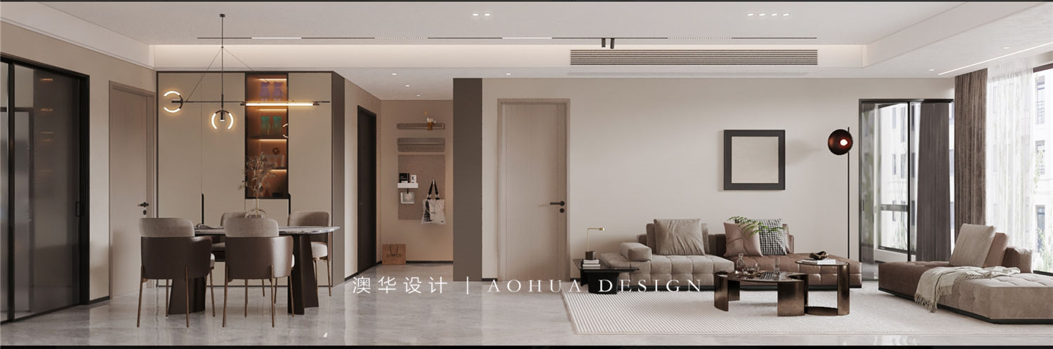 南山縱橫濱江時代148㎡輕奢風(fēng)